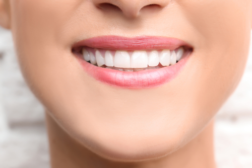 woman smiling