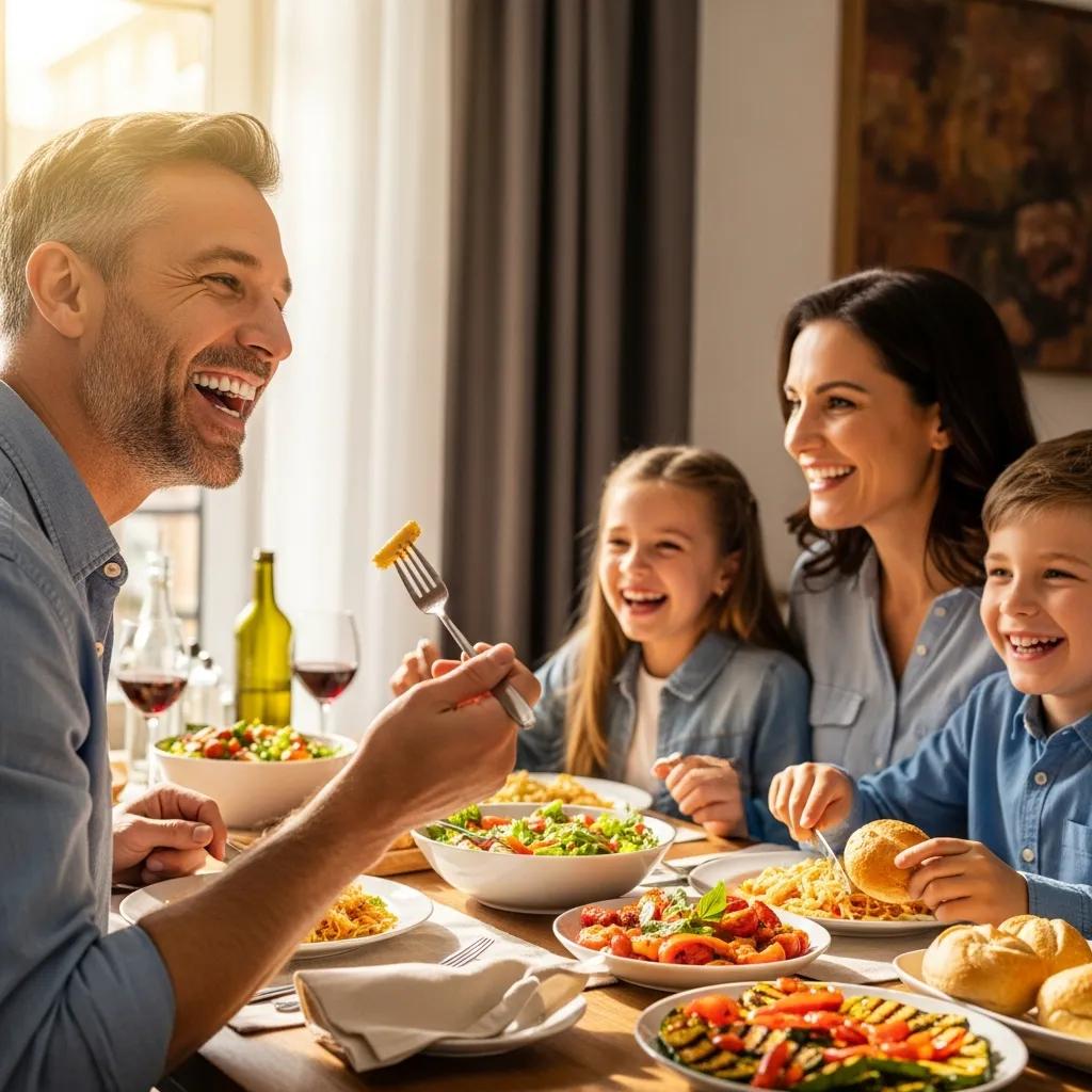 happy-family-enjoying-a-meal-showcasing-the-benefits-of-dental-implants